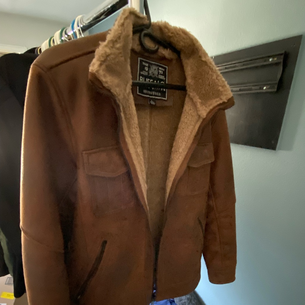 Brand New No Tags. Buffalo David Buitton Faux Leather Faux Shearling